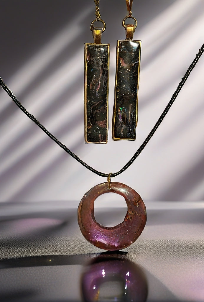 Cosmic Opal Galaxy Jewelry Set