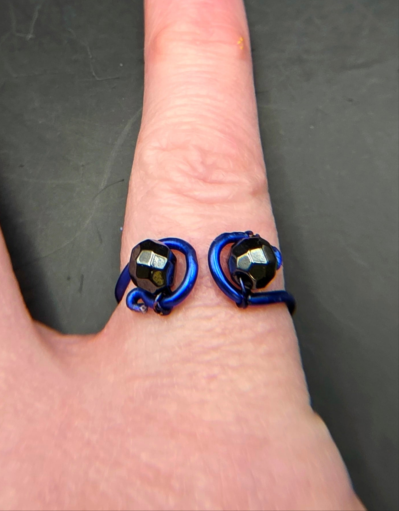 Adjustable Bead Fidget Rings