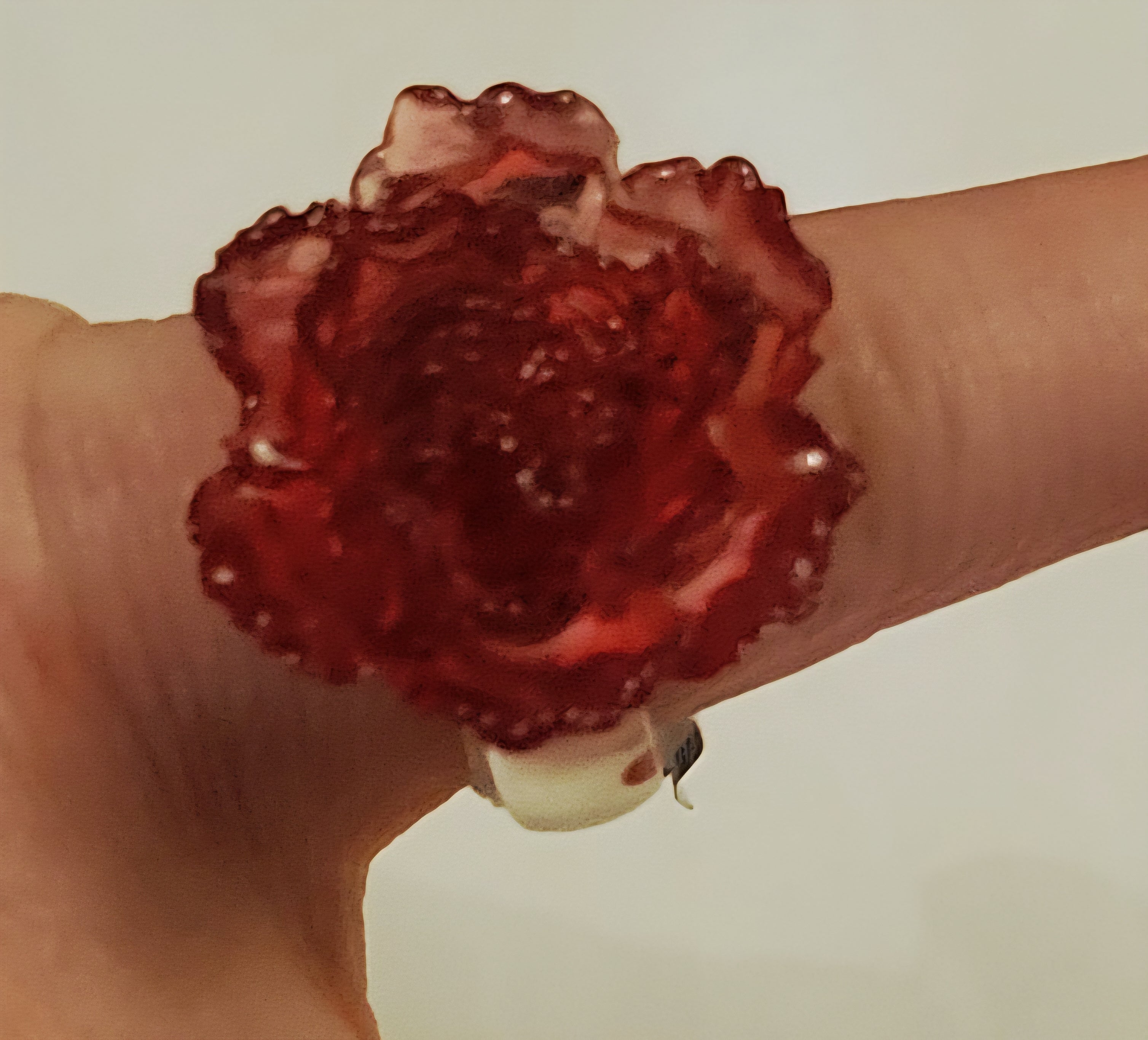 Red Carnation Ring- size 6
