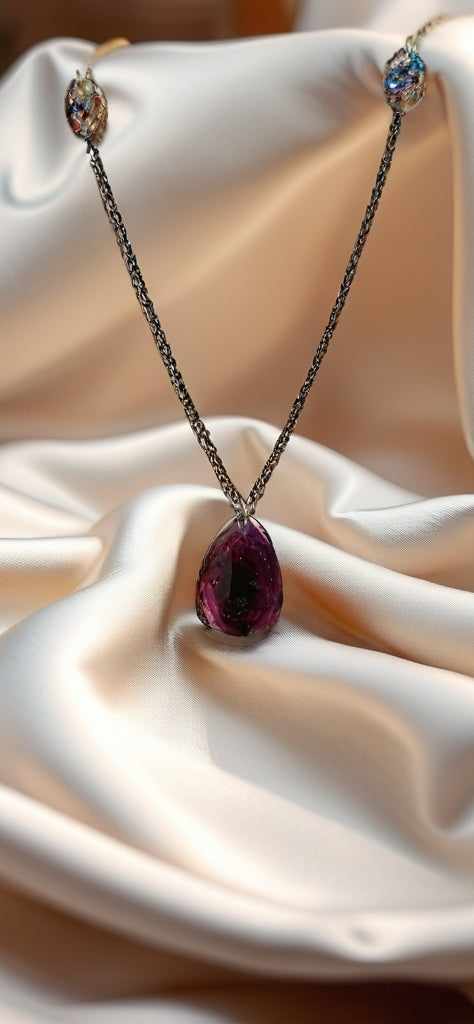 Amethyst Eclipse Jewelry Set