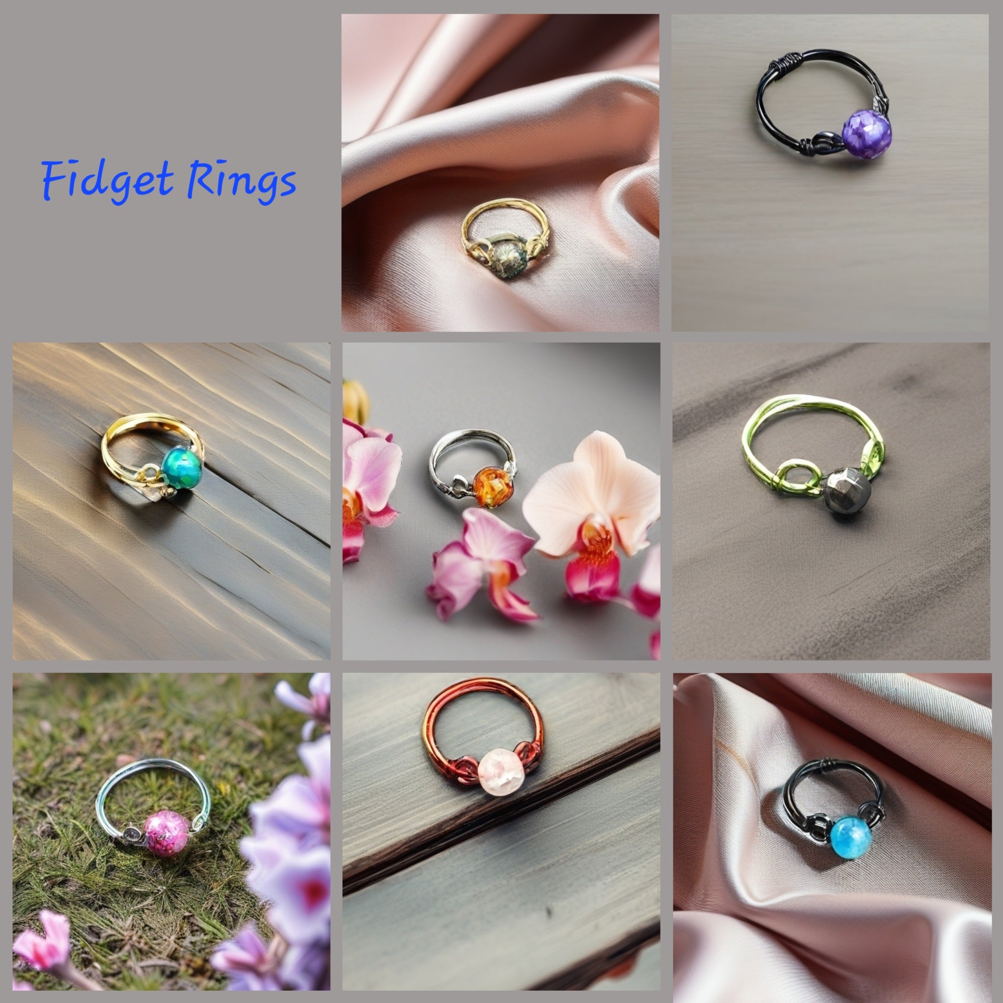 Fidget Bead Rings
