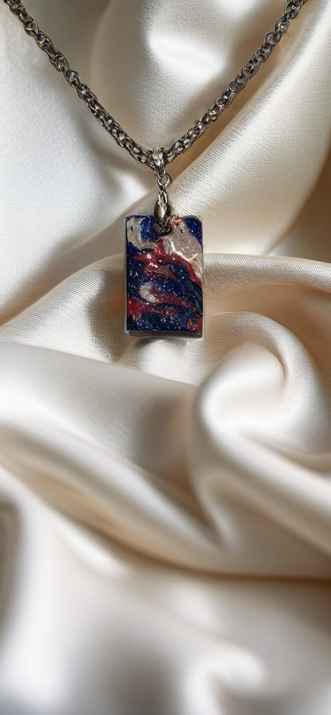 Marbled Clay Jewelry Set