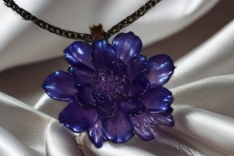 Crystal Chrysanthemum Pendant