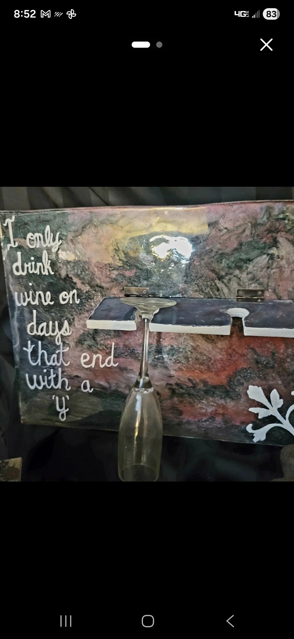 Wine Glass Rack/Sign
