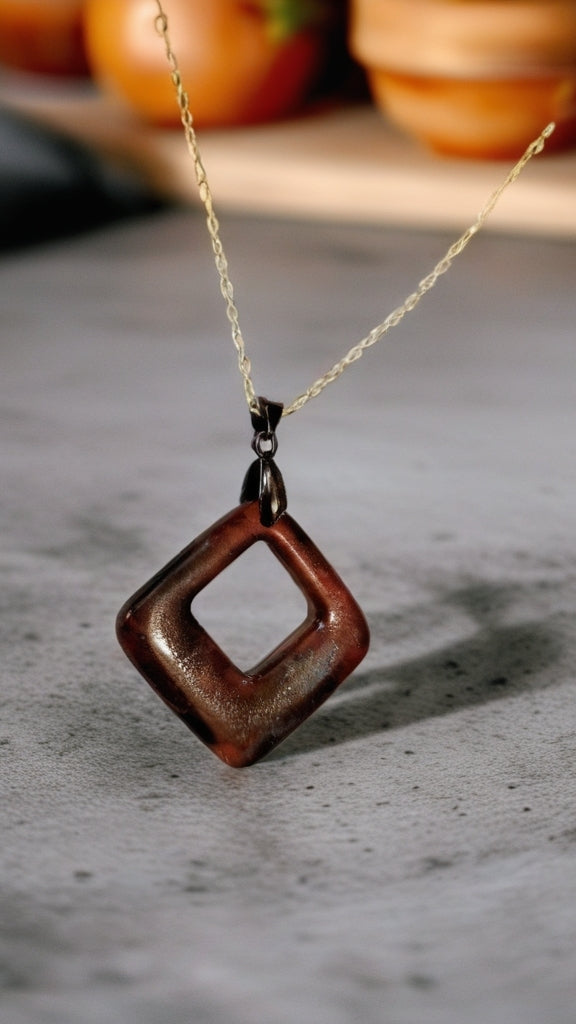 Red Swirl Jewelry Set