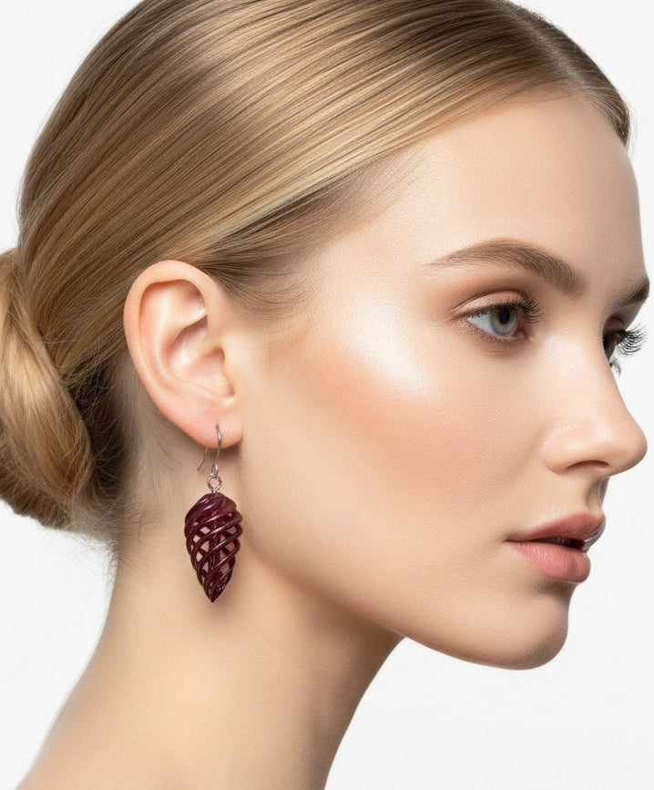 3D Teardrop Earrings