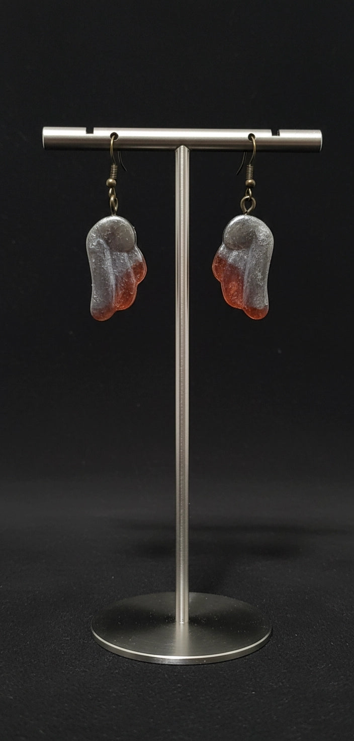 Red Swirl Jewelry Set