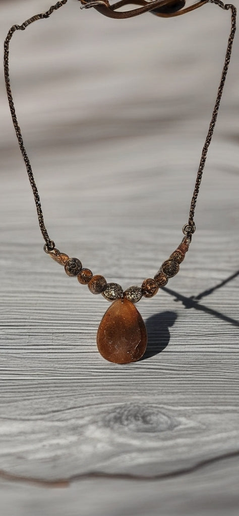 Crimson Agate Necklace