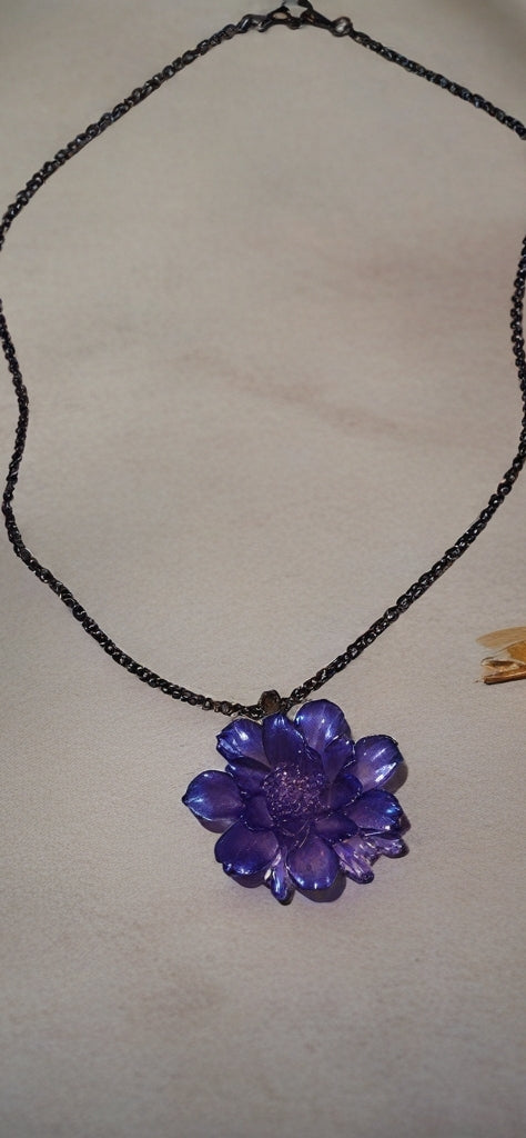 Crystal Chrysanthemum Pendant