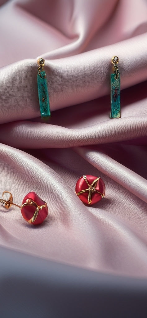 Turquoise Rose Garden Jewelry Set