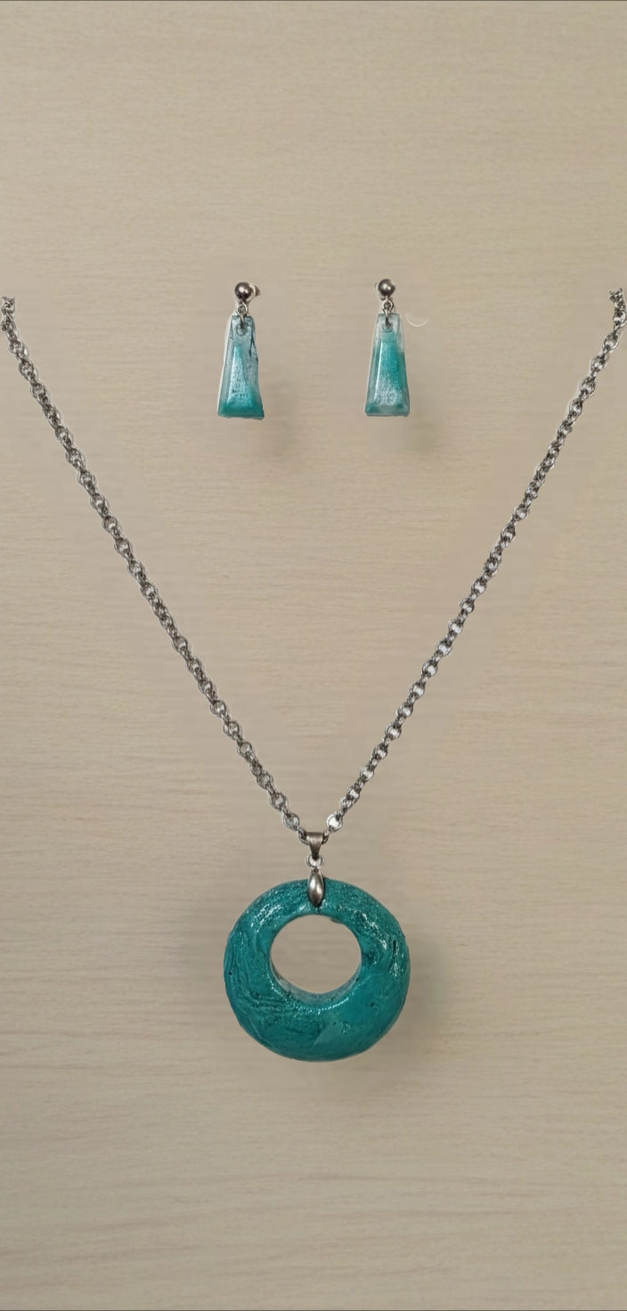 Robin's Egg Blue Jewelry Set
