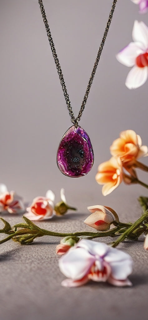 Amethyst Eclipse Jewelry Set