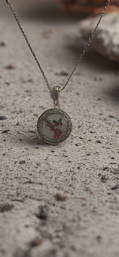Antique Butterfly Pendant
