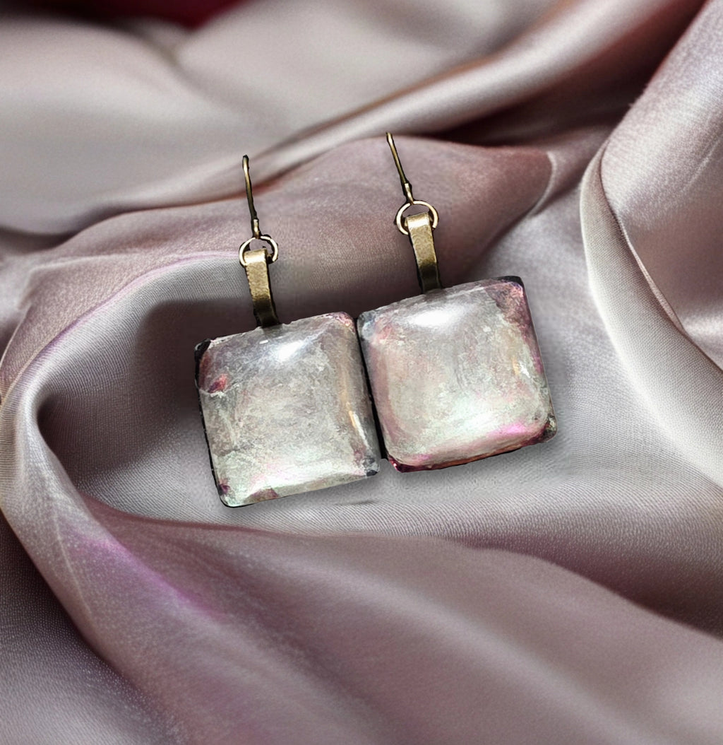 Square Moonstone Dangles