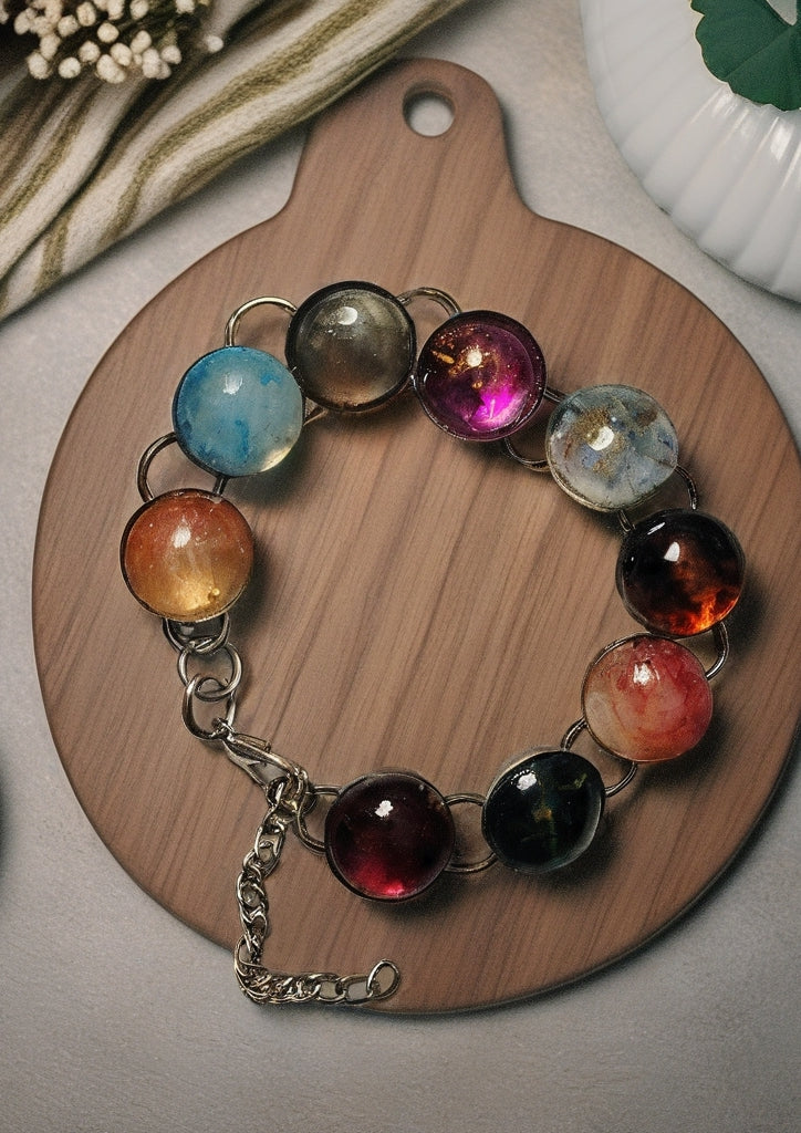Hand-Poured Chakra Energy Bracelet