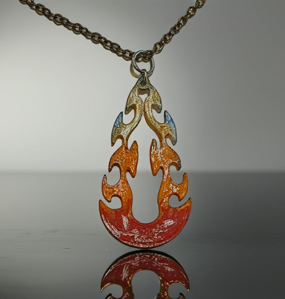 Flame Pendant Necklace