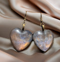 Moonstone Heart Dangles