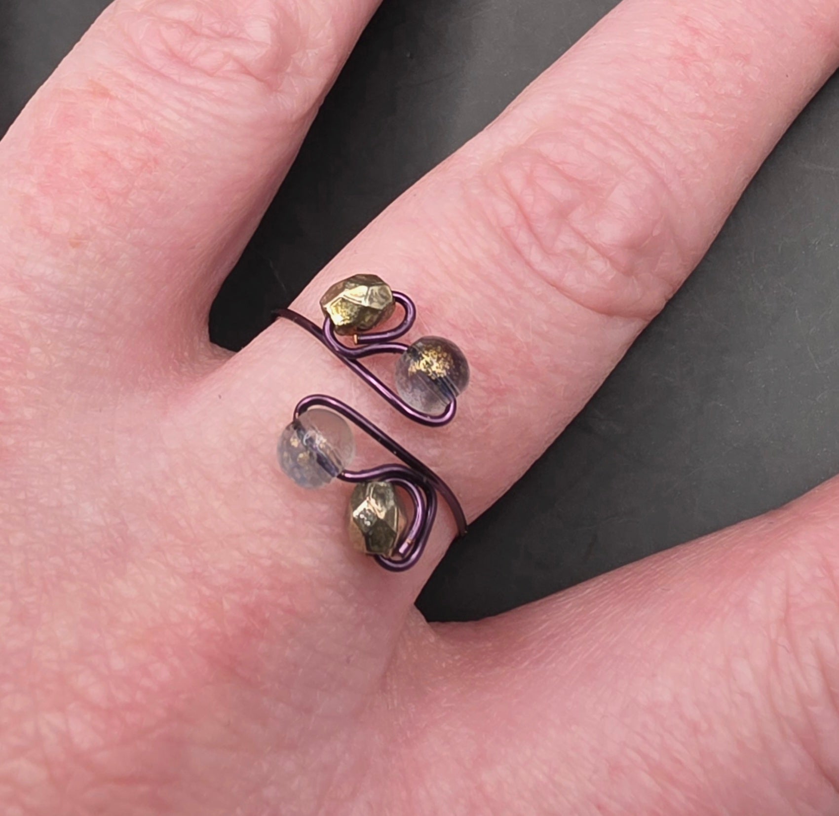 Adjustable Bead Fidget Rings