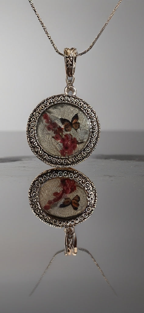 Antique Butterfly Pendant
